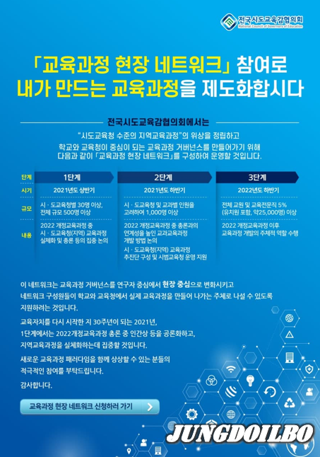 전국시도교육감협의회『교육과정 현장 네트워크』참여자 모집