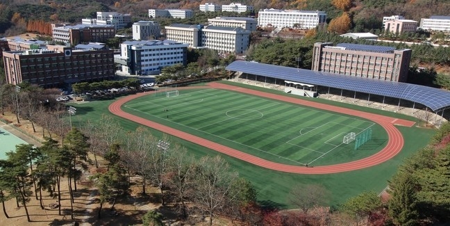 세명대학교 전경.
