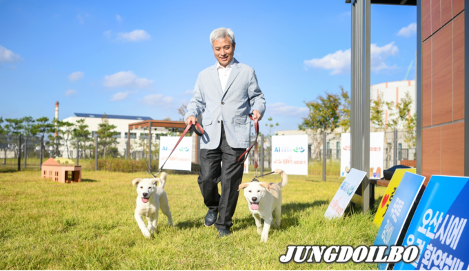 청와대 분양 풍산개 강산이와 겨울이