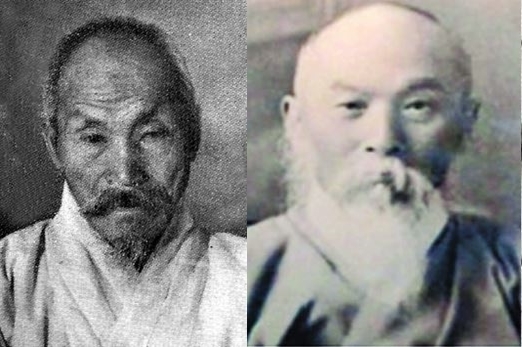 마부 엄귀현 (1876-1951)과 왕손 이재형 (1871-1947).
