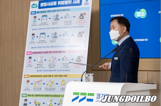불법 사금융 집중수사 결과 발표