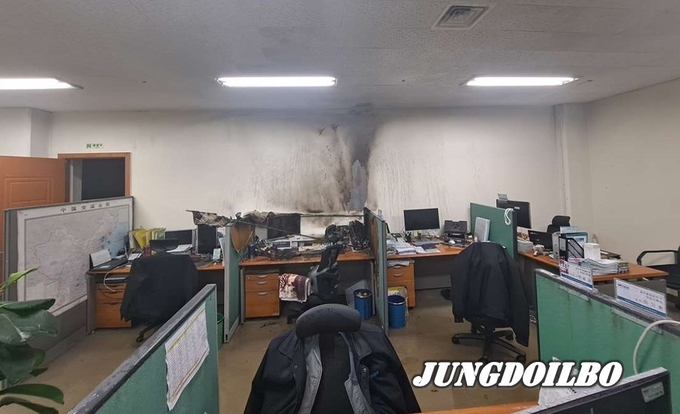 스프링클러 화재진압