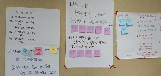 청소년코칭지역활동가 양성과정 진행 모습