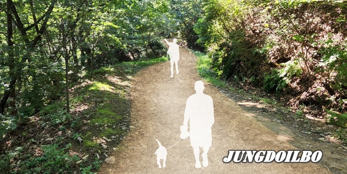 용인특례시 맨발 산책로 조감도