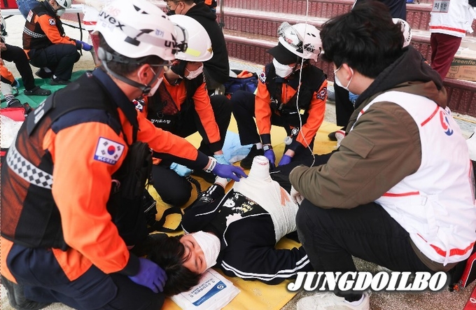 경기도, 사회재난 합동훈련 실시. 현장 대응력 강화