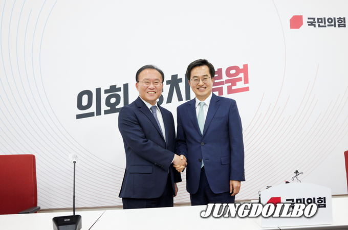 윤재옥 국민의힘 원내대표 면담