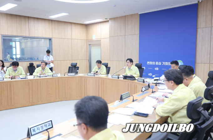 도, 태풍 피해 차단 등 도민의 여름철 안전망 확충을 위한 도-시군 부단체장 회의 개최