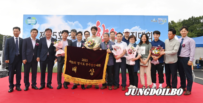 9월15일 안성축협 가축거래시장에서 제55회 경기도 한우경진대회 개최