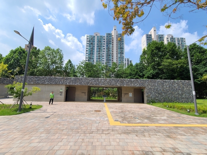 대유평 화장실.