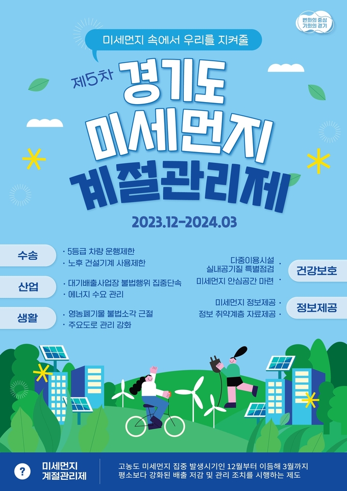 5차 계절관리제 포스터