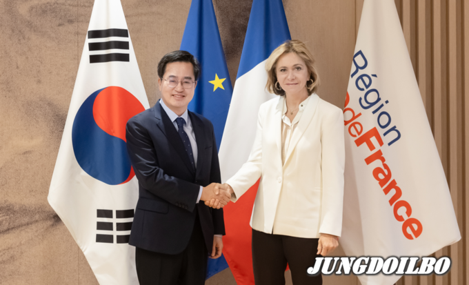 김동연 도지사 19일 일드프랑스 발레리 페크레스 주지사와 면담 = 자료사진 경기도 