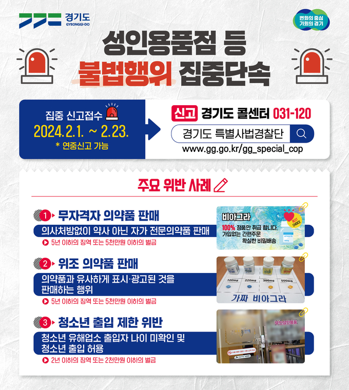 성인용품점, 온라인 판매사이트 집중 수사