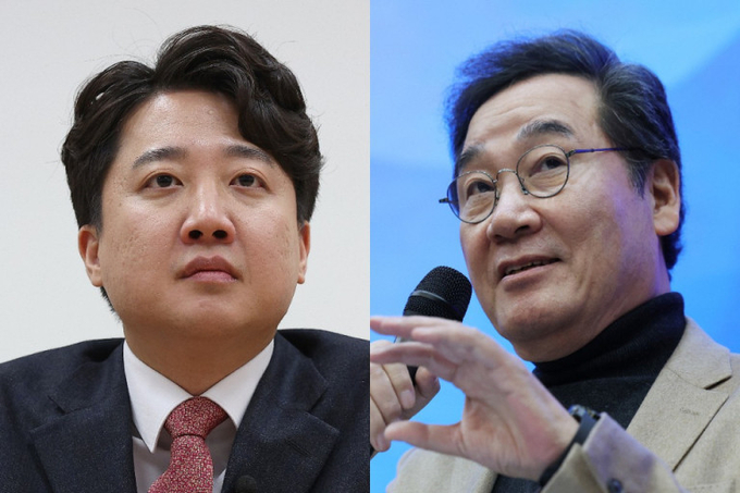 개혁신당 이준석, 이낙연 공동대표.