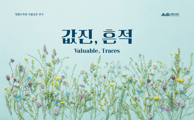 일월수목원 기획 전시 ‘값진, 흔적’ 홍보물.