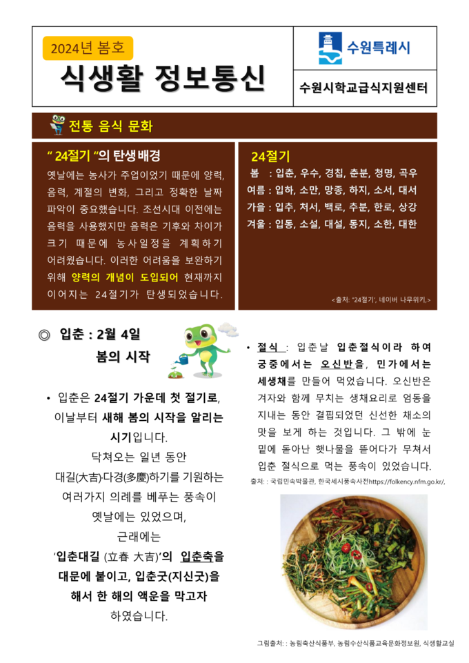 식생활 정보통신