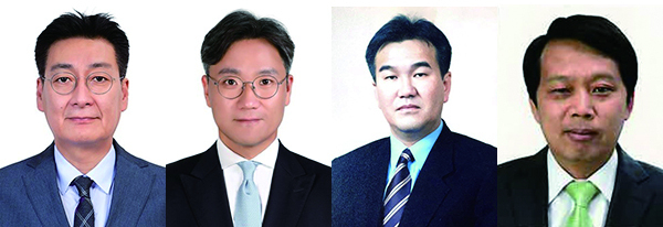 경기도가 17일 민선 8기 시즌2를 맞아 신규 임명한 (왼쪽부터)신봉훈 신임 정책수석, 김남수 신임 정무수석, 이성 신임 행정특보, 안정곤 신임 비서실장. = 자료사진 경기도