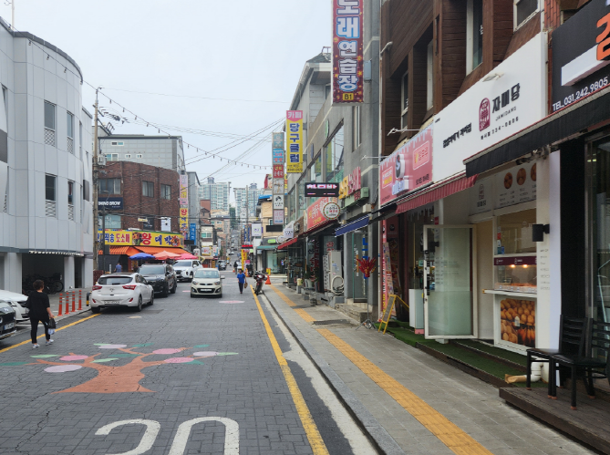 화서1동 골목상권 모습