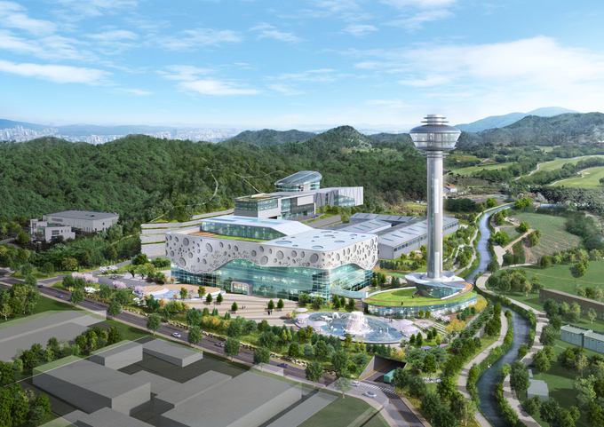  용인특례시가 건립 추진중인 자원회수시설 용인그린에코파크 조감도