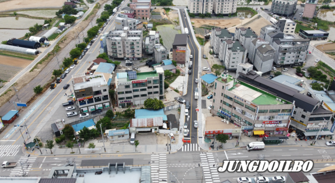  처인구 백암면 백암리 소1-2호 도시계획도로 준공 모습