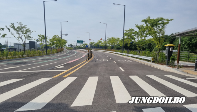 황해희곡 2로에서 포승2 일반산업단지 입구까지 약 0.46km 구간 전면 개통 = 자료사진 경기도