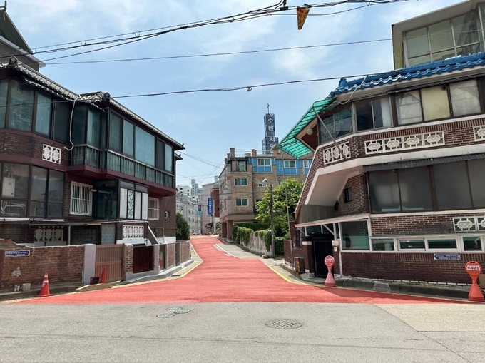 안심귀갓길 미끄럼 방지 포장