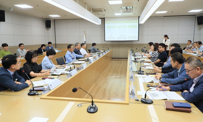 ‘평택시 RE100 비전 및 모델개발 연구용역’ 최종 보고회 모습 = 자료시진 평택시