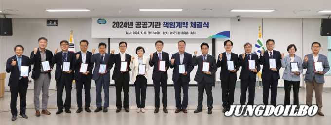경기도, 16일 14개 공공기관과 책임계약 체결식 = 자료사진 경기도