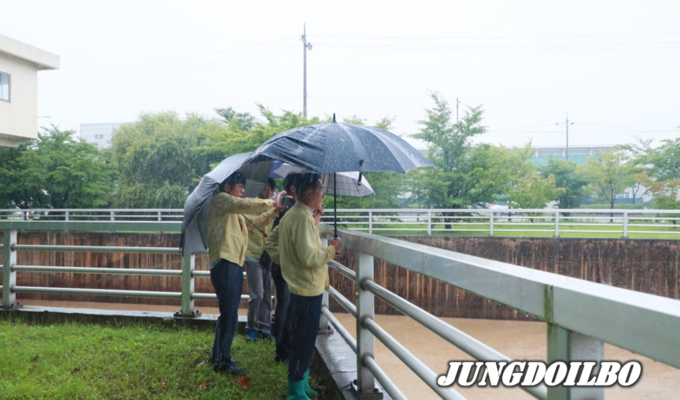 정장선 평택시장 집중호우 대응 현장점검