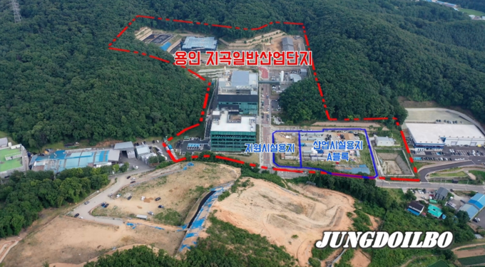 용인특례시 기흥구 지곡일반산업단지계획 변경 구역 = 자료사진 용인시