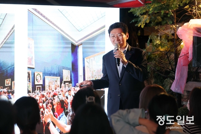 이상일 용인특례시장이 13일 Art니까 청춘이다에 참여한 청년들을 대상으로 특별한 강연을 했다.