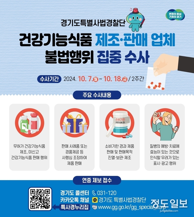 경기도 특별사법경찰단 수사 안내 = 자료사진 경기도