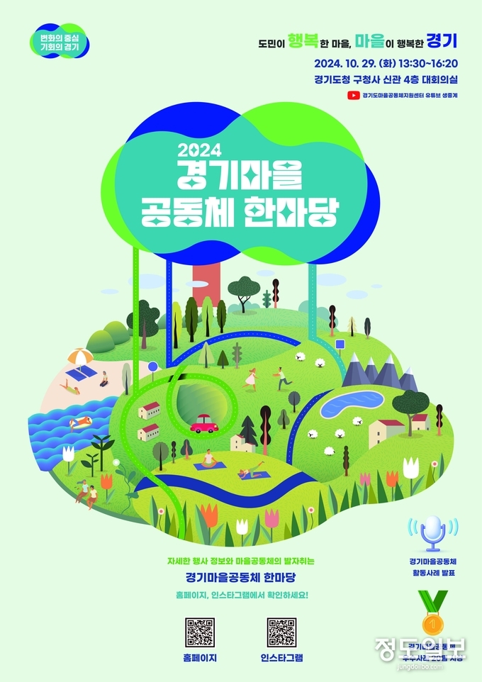 2024 경기마을 공동체 한마당 포스터