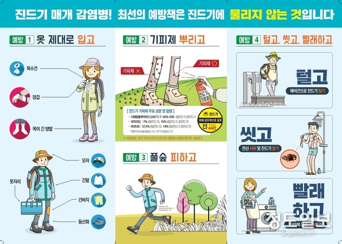 늦더위 가고, 털진드기(쯔쯔가무시증) 오니 야외 활동 시 진드기 조심하세요!
