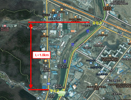 용인특례시가 환경개선 사업을 추진 중인 경안천변 대상지 = 자료사진 용인시
