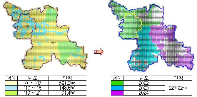2-1. 용인특례시 디지털 수치지형도 예시 = 자료사진 용인시