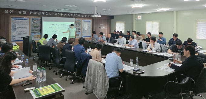 GTX-A 구성역 현장점검 = 사진 용인시