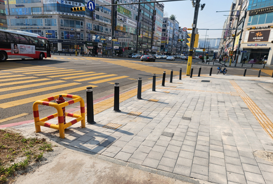 용인특례시 수지구 내 주요 도로 보행 환경 개선 = 사진 용인시
