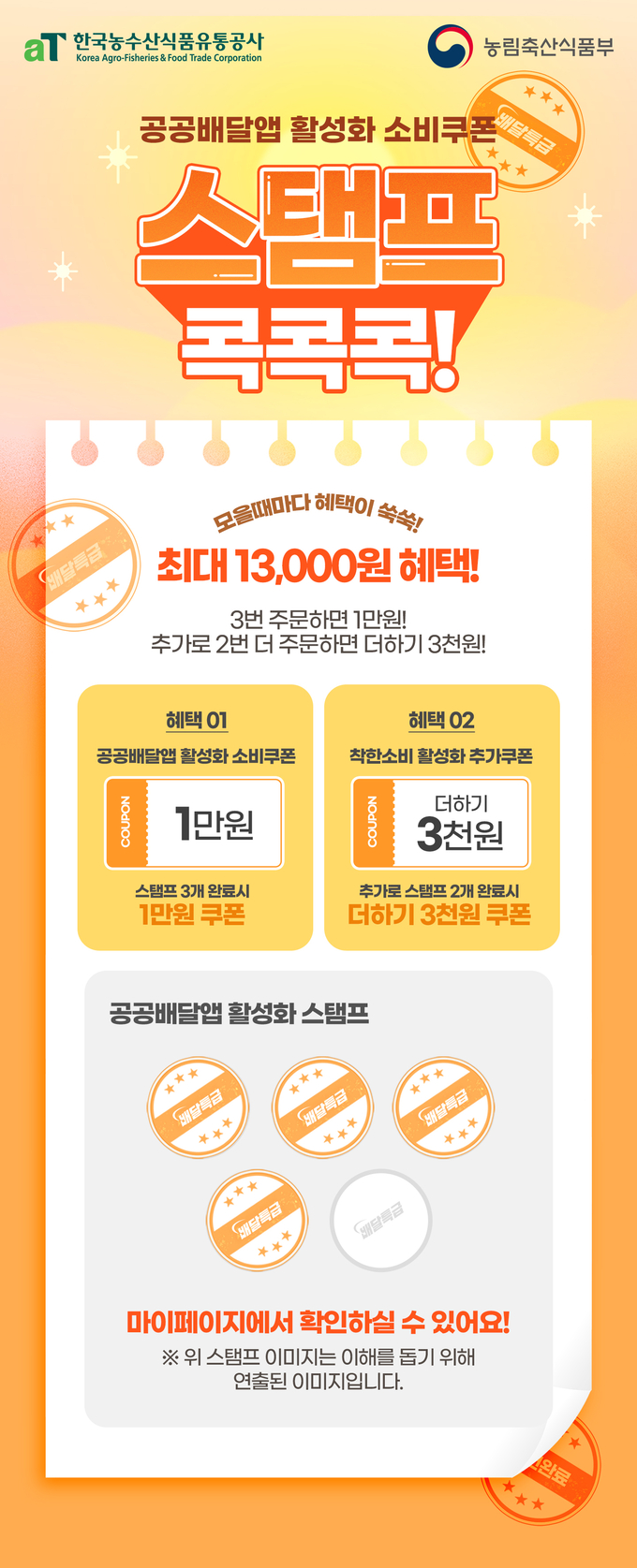 공공배달앱 활성화 소비쿠폰사업 