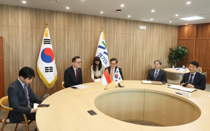 테오 대사 “경기도와 싱가포르 협력 실질적으로 심화·확대. 리더십에 감사” 사진=경기도