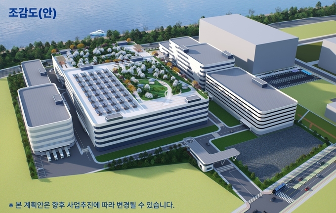 최첨단 바이오의약품 복합 연구 개발 단지 조감도 사진=시흥시
