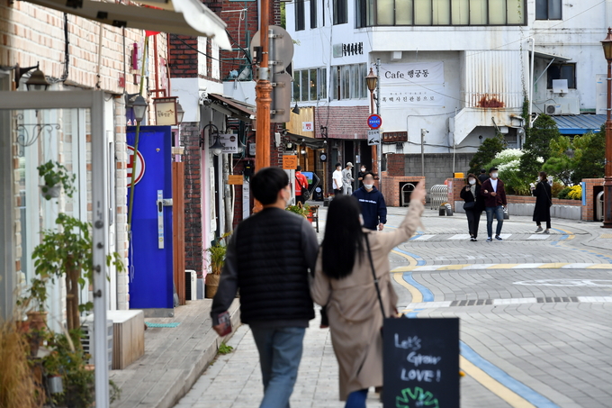 행리단길 전경
