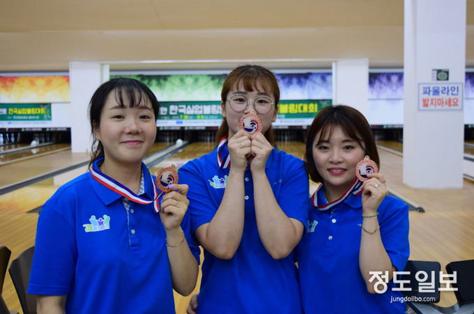 양주시청 女볼링부 3인조, 전국실업볼링대회 ‘동메달’