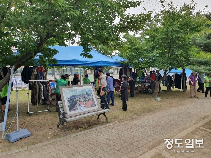 양서면 이웃하는 나눔장터 개최