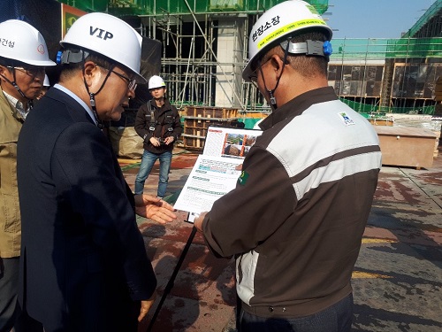 정헌율 익산시장, 비산먼지 발생사업장 현장행정 실시