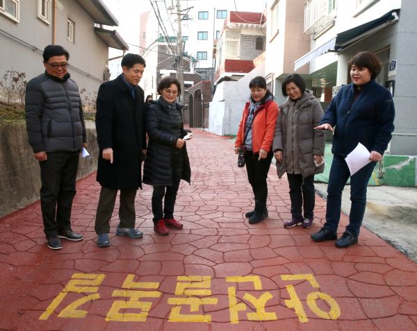 수원시의회 조명자 의장, 세류1동 하반기 주요사업 현장 방문