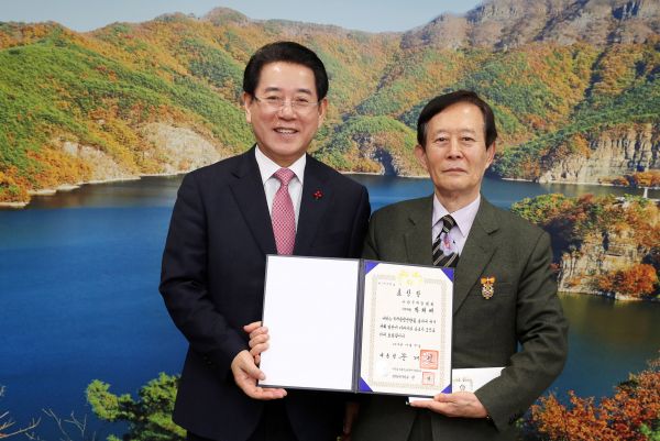 박채배 무궁화 전문화 명장, 대통령 표창