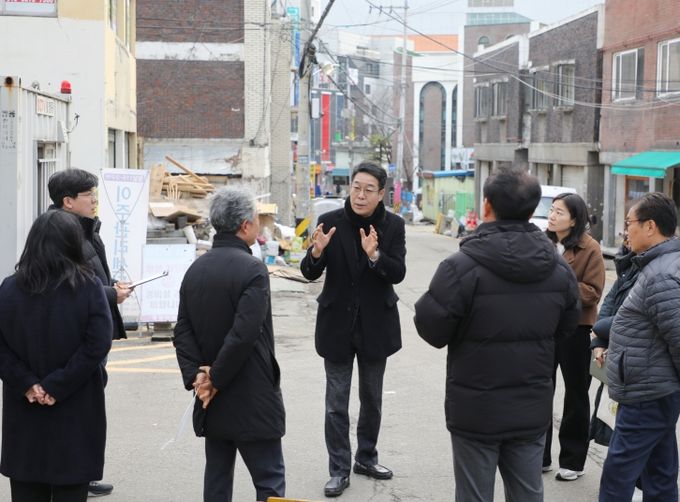 김기배 수원시 팔달구청장, 주요 현안지역 점검
