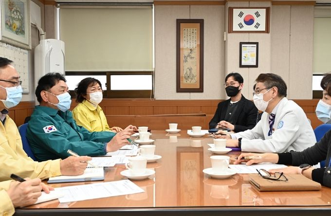 김재훈 의정부시 부시장, 의료공백 최소화 위해 경기도의료원 의정부병원 긴급 방문