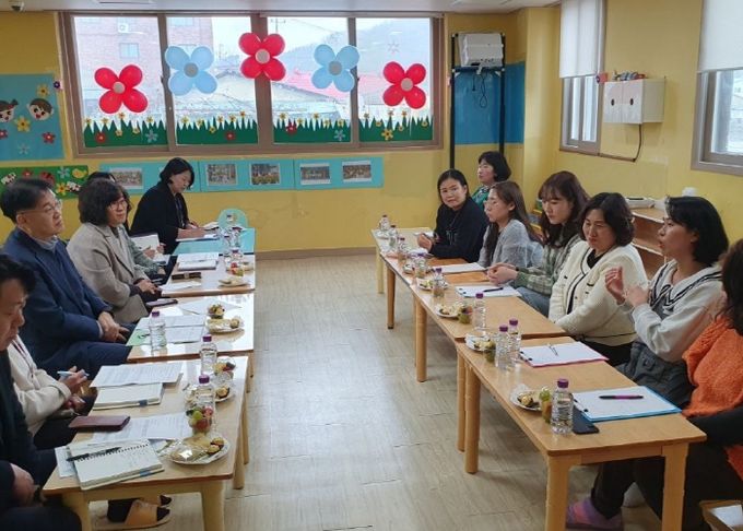 경기도 유보통합추진단 보육현장 방문