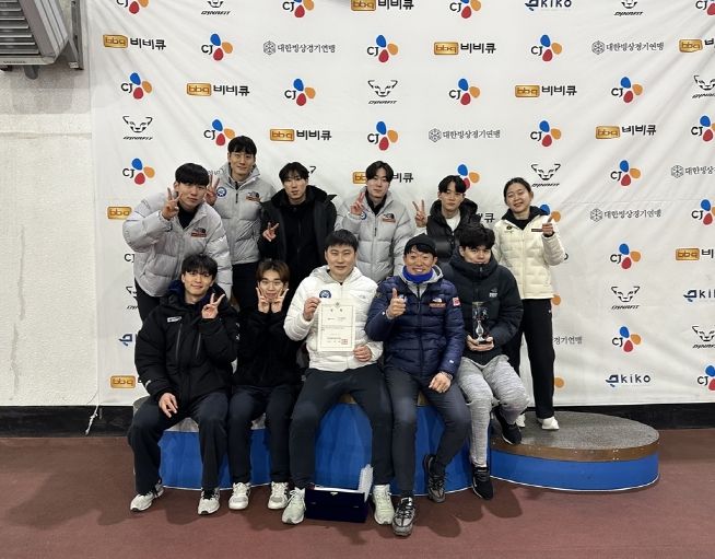 의정부시청 스피드스케이팅팀, 한국실업빙상경기연맹 회장배 종합우승 8연패 달성!